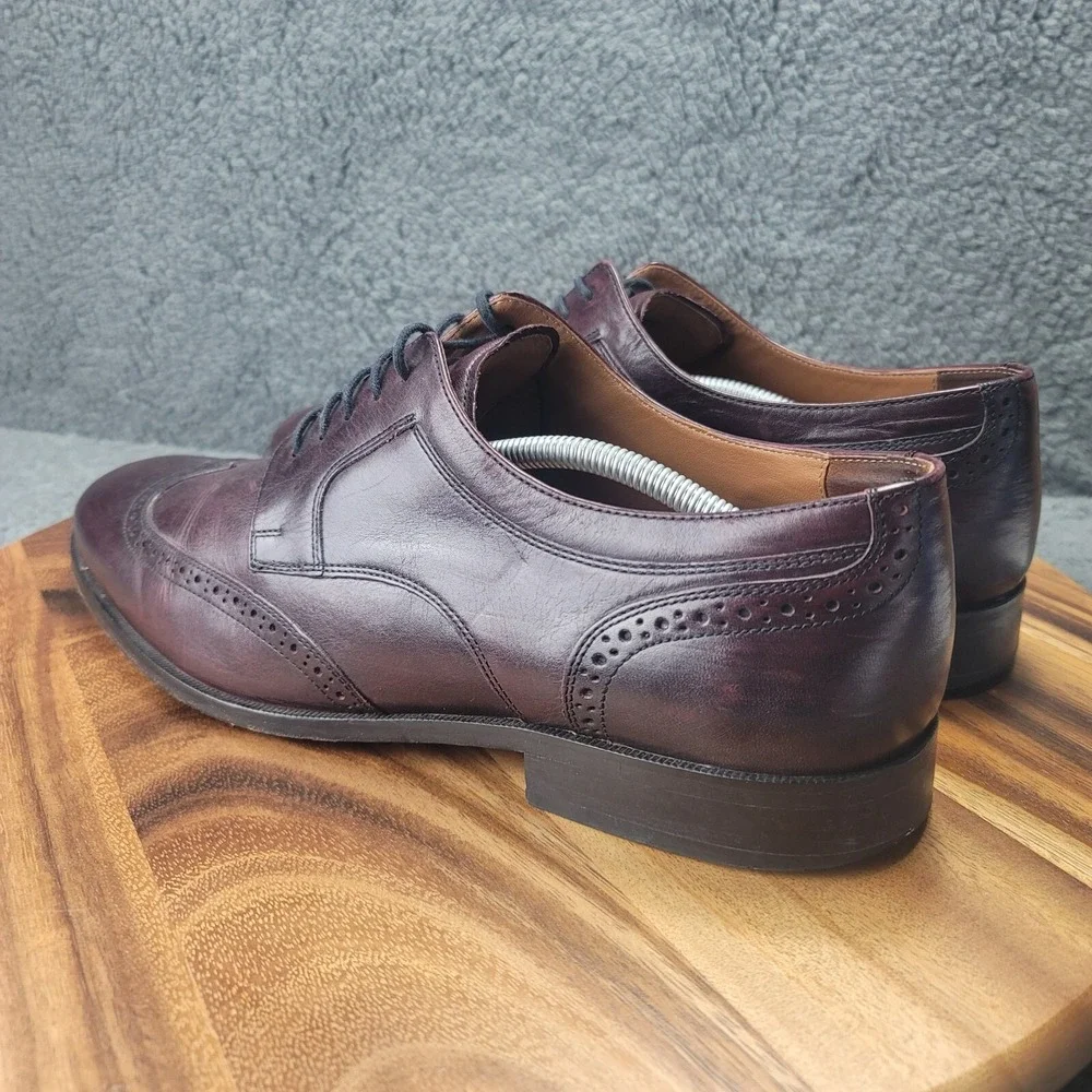 Johnston & Murphy‎ Oxford Shoes Brown Leather Men's Size 13 M Dress 59-1074